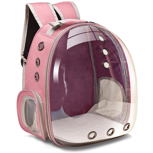 Breathable Pet Carriers Small Dog / Cat Backpack Travel Space Capsule