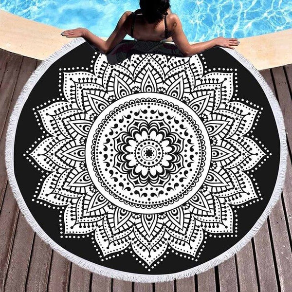 Boho  Round Beach / Pool Towel