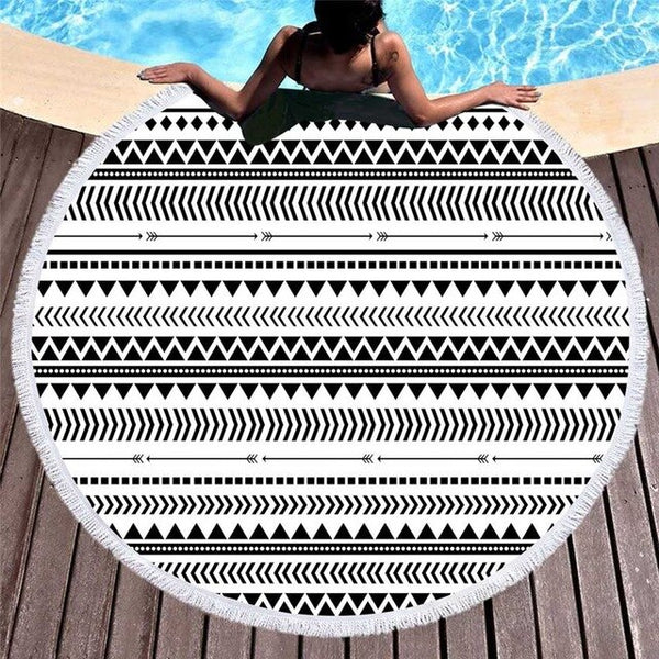 Boho  Round Beach / Pool Towel