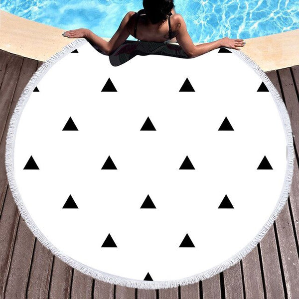 Boho  Round Beach / Pool Towel