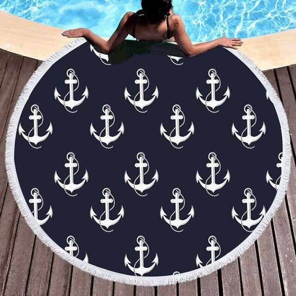 Boho  Round Beach / Pool Towel