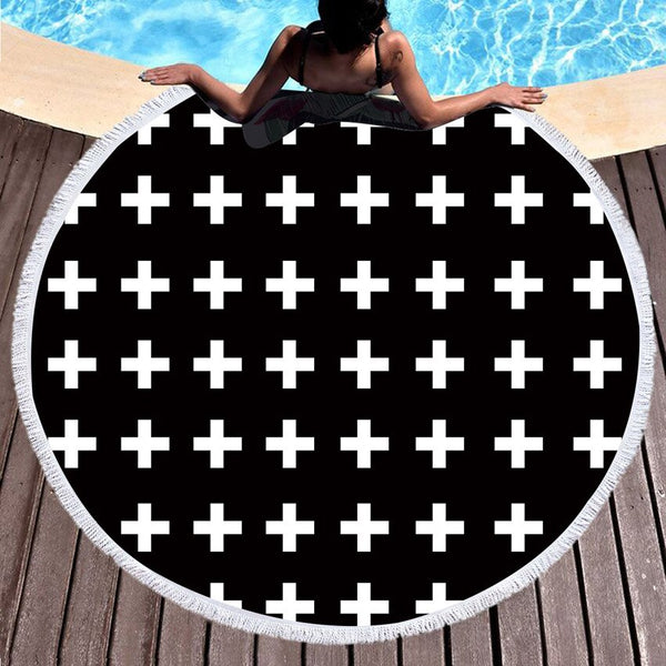 Boho  Round Beach / Pool Towel