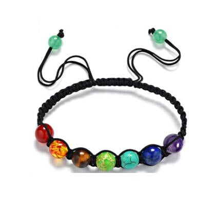 8mm - 7 Chakra Yoga Bracelet