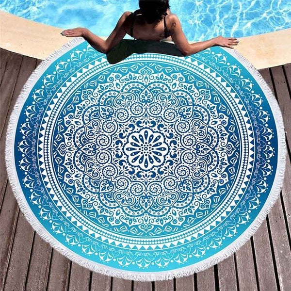 Boho  Round Beach / Pool Towel