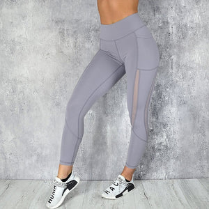High Waist Pocket Leggings Solid Color Workout leggings