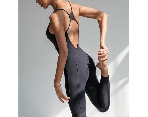 Backless Fitness Bodysuit