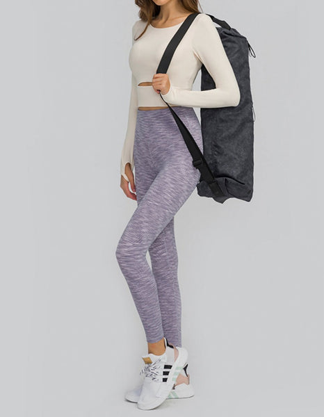 Cut Out Front Crop Yoga Tee